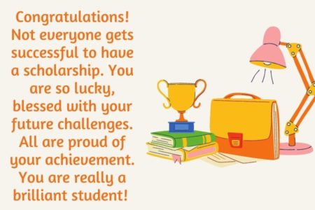 Congratulation Messages For Scholarship - Best Congratulation Messages