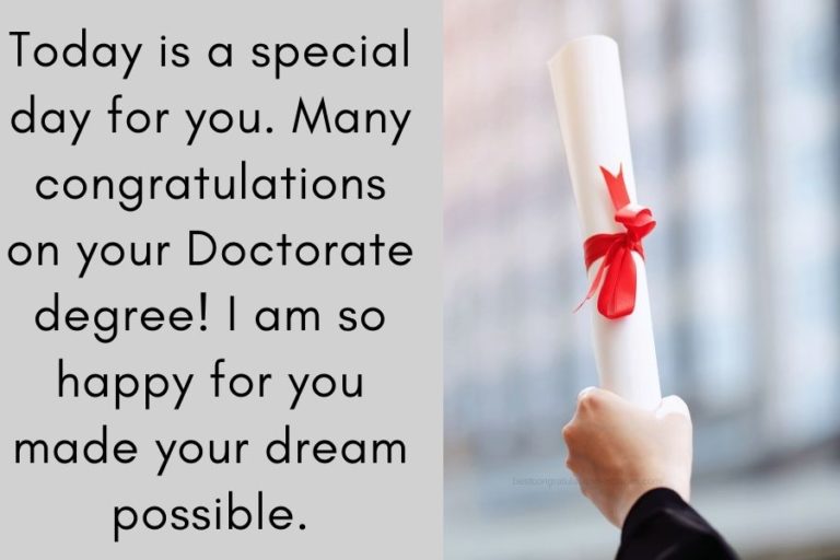 Congratulation Wishes For Doctorate Best Congratulation Messages