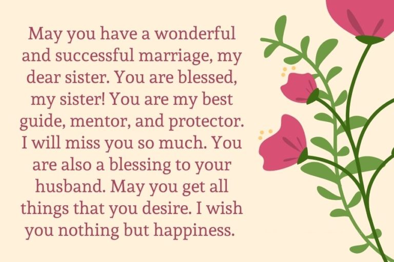Wedding Congratulation Messages For Sister - Best Congratulation Messages