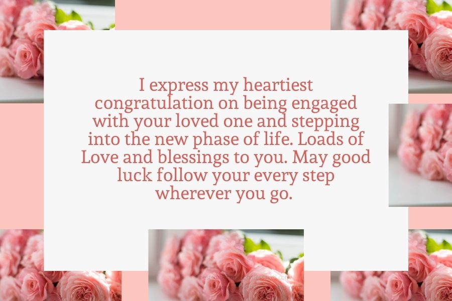 Congratulations on your engagement