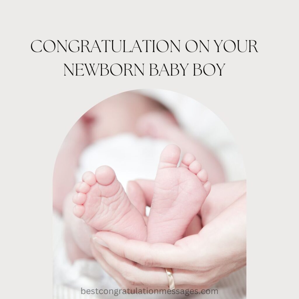 Congratulation Messages For NEWBORN Baby Boy Best Congratulation Messages