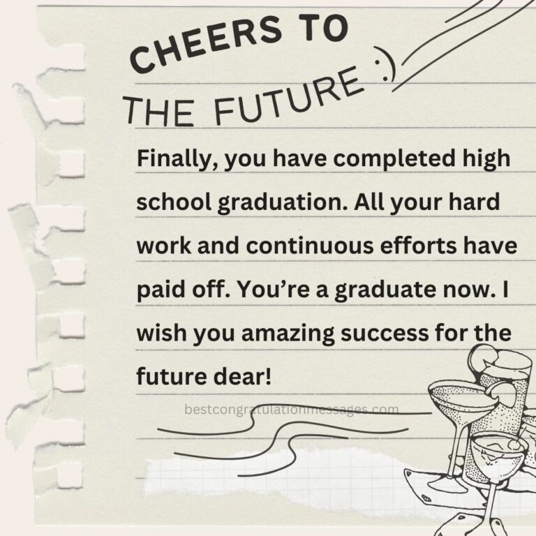 Congratulation Messages For High School Graduate - Best Congratulation ...