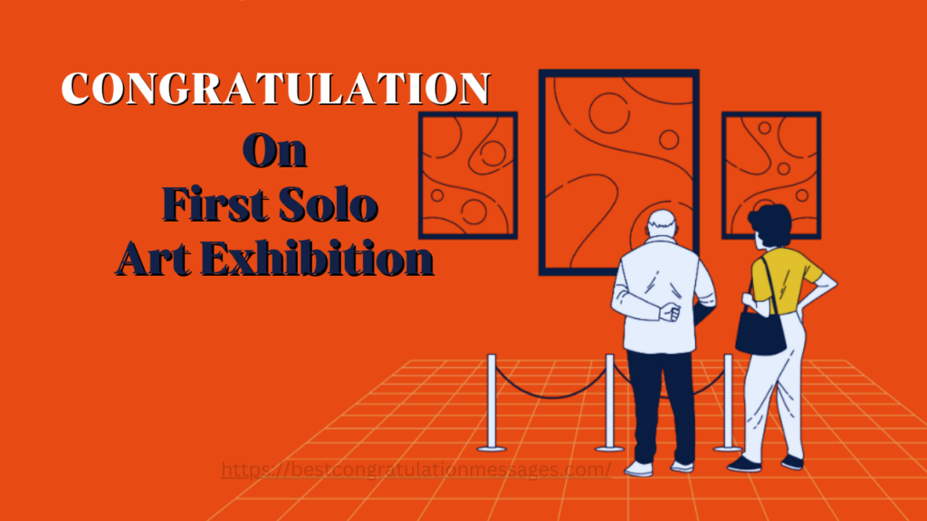  On 
First Solo 
Art Exhibition