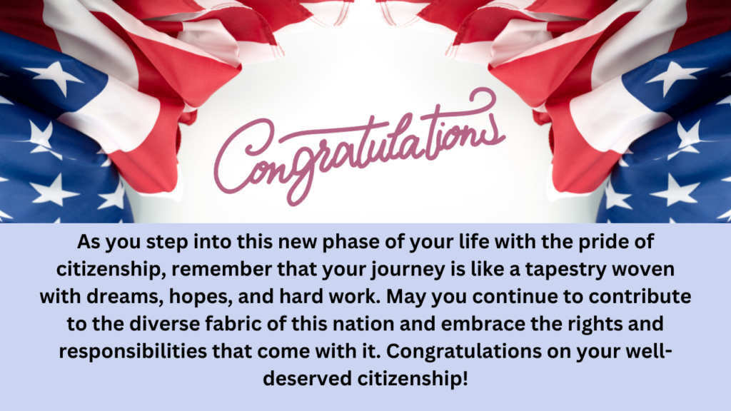 Congratulations Messages On Citizenship