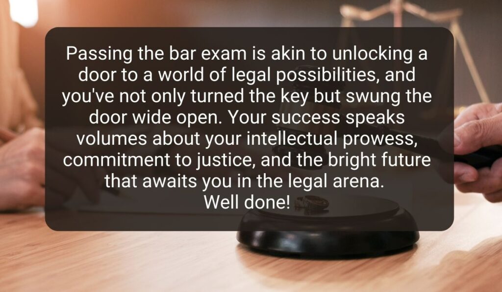 Congratulations Message For Passing Bar Exam